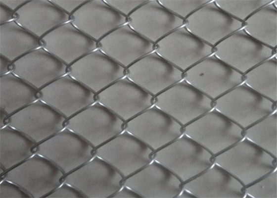 Metal Bwg14 Diamond Galvanized Chain Link Fence do campo de jogos