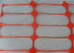 Segurança da laranja de 65 x de 35mm que adverte a rede plástica Mesh For Building Fencing de 50m